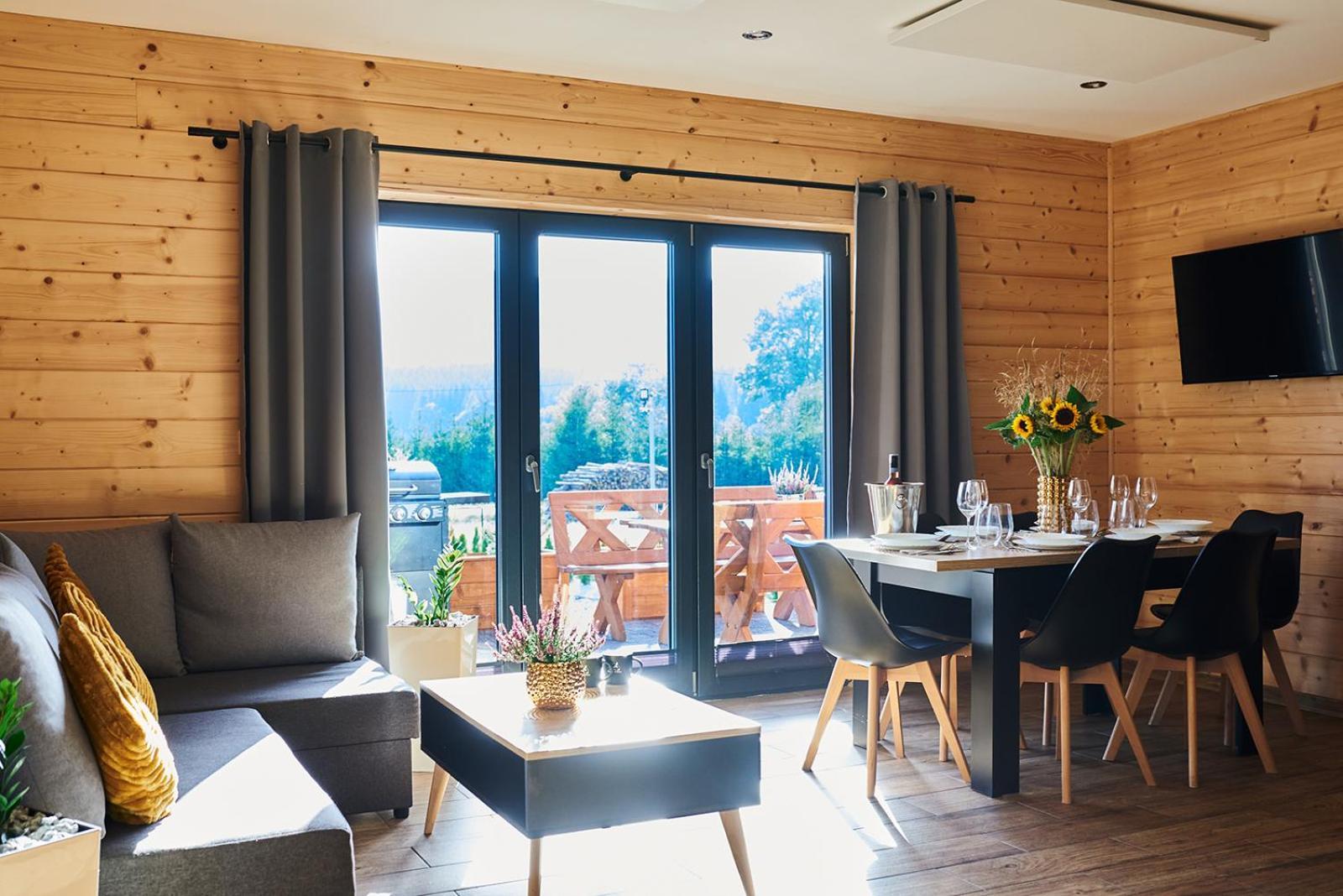 Osada Orlica Klimatyczne Domki Z Widokiem Na Gory I Termalnym Spa Sauna Jacuzzi 4 Km Od Zieleniec Ski Arena Lasowka Zewnętrze zdjęcie